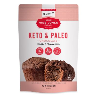 Miss Jones Baking Co Keto & Paleo Chocolate Muffin & Cupcake Mix 300 g