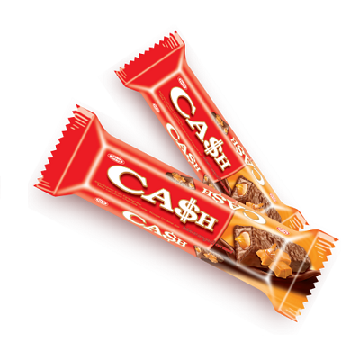 Tayas Cash Milky Chocolate Coated Nougat Caramel Bar 20 g x6