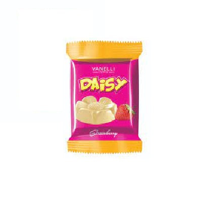 Vanelli Daisy White Compound Chocolate With Strawberry 18 g x6