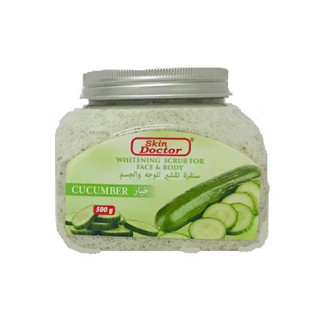 Skin Doctor Whitening Scrub For Face & Body Cucumber 500 g