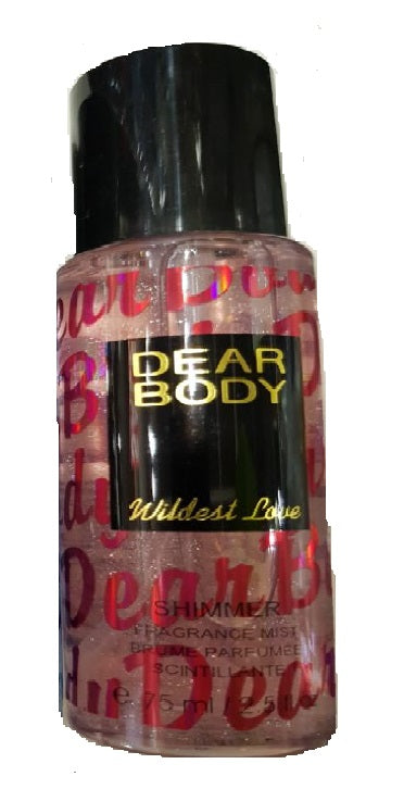 Dear Body Fragrance Mist With Shimmers - Wildest Love 75 ml