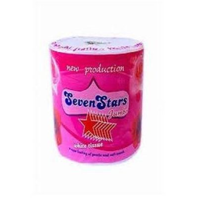 Seven Stars Toilet Tissue Jumbo 2 Ply 12 Rolls