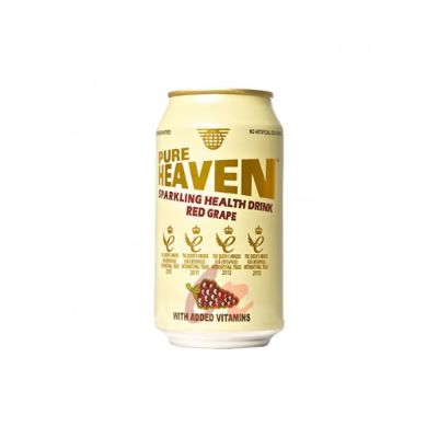 Pure Heaven Sparking Health Drink Red Grape 25 cl x6