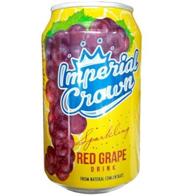 Imperial Crown Sparkling Red Grape Drink 33 cl x6