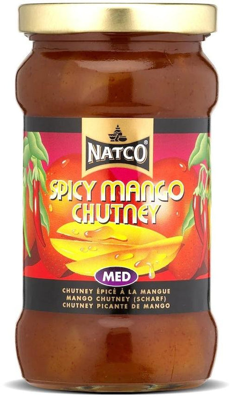 Natco Spicy Mango Chutney Med 340 g