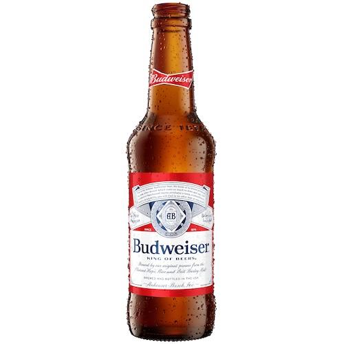 Budweiser Lager Beer Bottle 37.5 cl x3