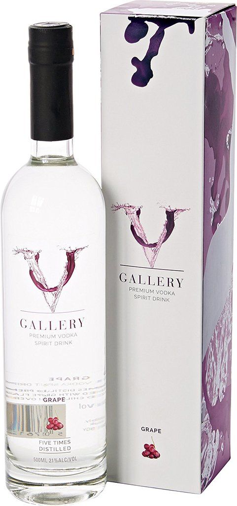 V-Gallery Premium Vodka Grape 50 cl