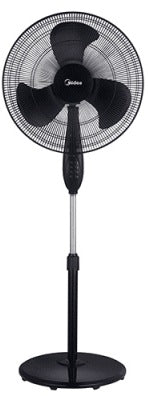 Midea Standing Fan Black 18 Inches FS45-12P