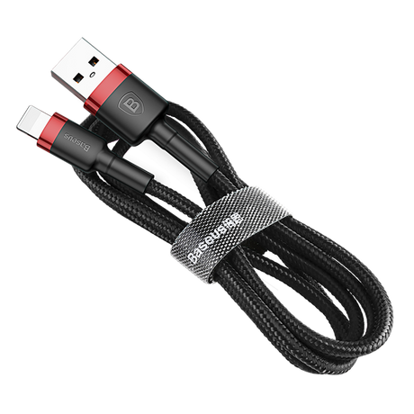 Baseus Kevlar USB Cable Lightening Gray & Black 2A 1 m