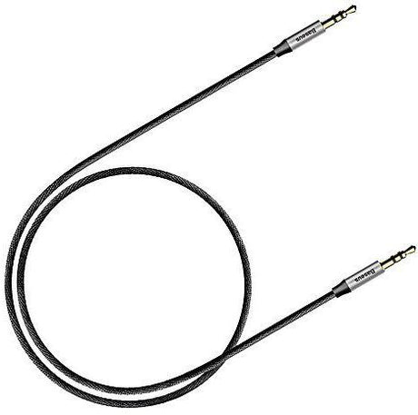 Baseus M30 Yiven Aux 3.5mm Jack Male to Male Audio Cable Silver-Black 1 m