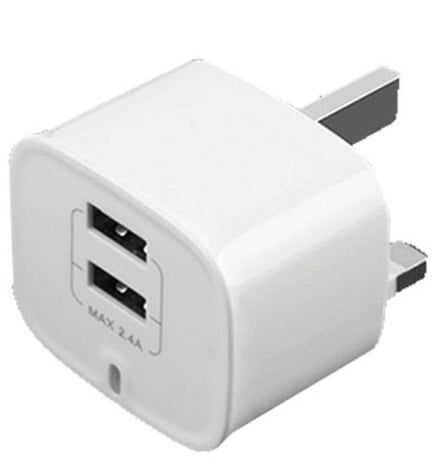 Baseus Funzi Dual USB Charger White 2.4A