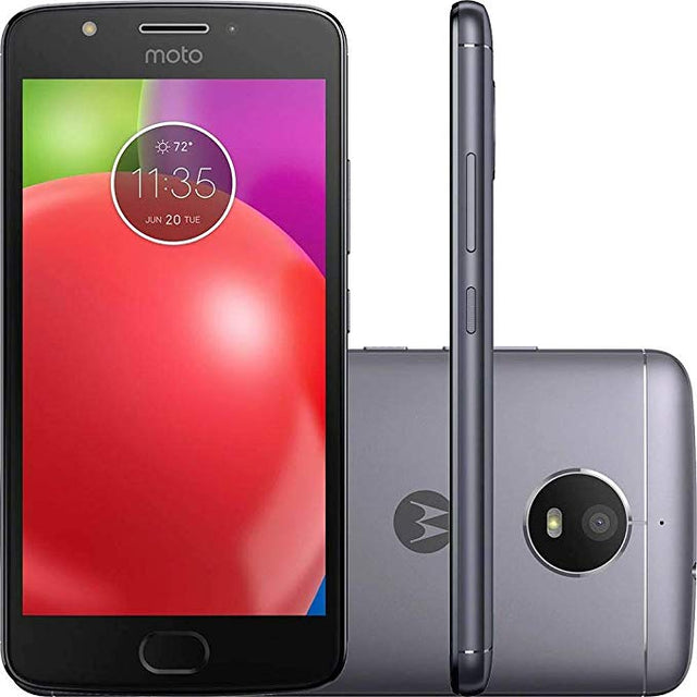 Motorola Moto E4 XT1762 2 GB RAM 16 GB ROM 8 MP Rear 5 MP Front 5 Inches - Gray