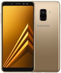 Samsung Galaxy A8 Plus A730F 4 GB RAM 64 GB ROM 16 MP Rear 8 MP + 16 MP Front 6 Inches - Gold - Dual SIM