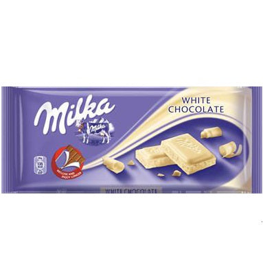 Milka White Chocolate 100 g