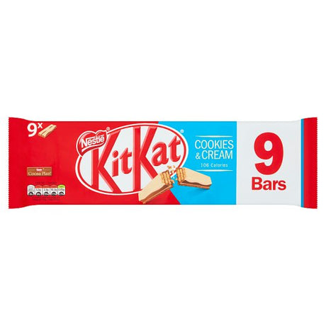 Kit Kat Finger Cookies & Cream 186.3 g x9