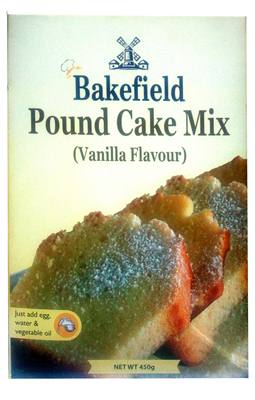 Bakefield Pound Cake Mix Vanilla Flavour 450 g