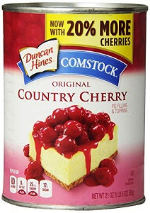 Comstock Country Cherry Pie Original 595 g