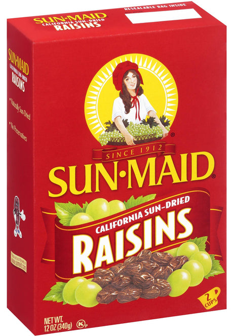 Sun Maid Raisins Natural California Mini-Snacks 170 g