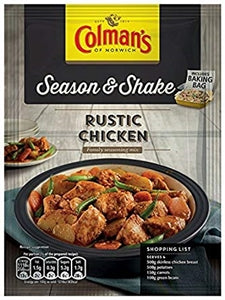 Colman's Season & Shake Rustic Chicken 33 g