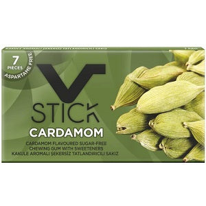 Stick Chewing Gum Cardamon Flavour With Sweetener Sugar-Free 14.5 g x7