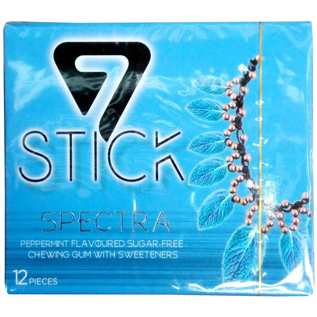 Stick Spectra Chewing Gum Peppermint Flavour With Sweetener Sugar-Free 33 g x12