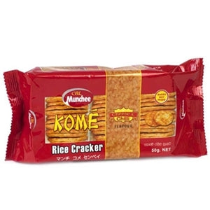 CBL Munchee Kome Rice Crackers Cheese & Chilli Sugar-Free 100 g