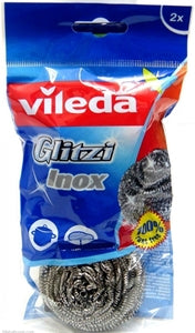 Vileda Glitzi Inox Iron Scourer x2