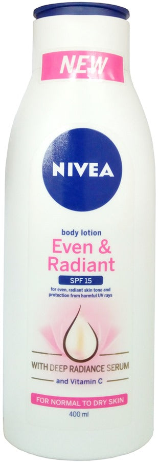 Nivea Body Lotion Even & Radiant SPF 15 400 ml