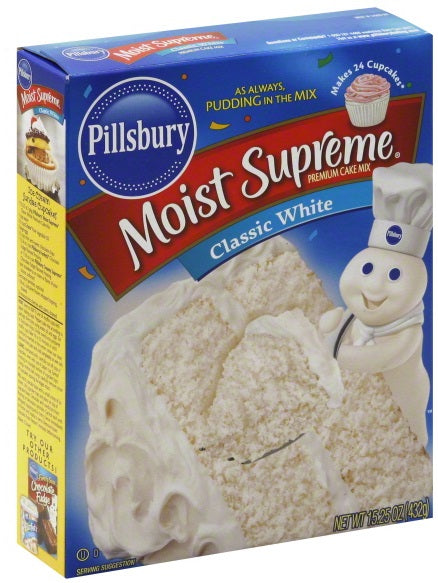 Pillsbury Moist Supreme Cake Mix Classic White 432 g