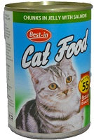 Best-In Cat Food Salmon In Jelly 400 g