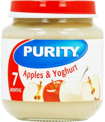 Purity Baby Food Apples & Yoghurt 7 Months+ 125 ml