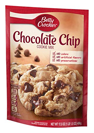 Betty Crocker Cookies Chocolate Chip Mix 496 g