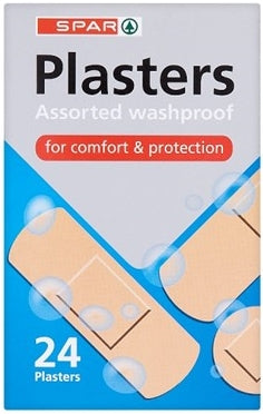 Spar Washproof Plasters x24