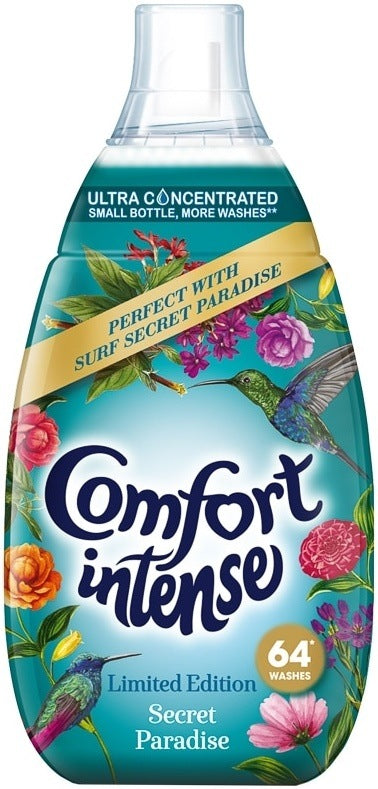 Comfort Intense Fabric Conditioner Secret Paradise Limited Edition 64 Washes 960 ml