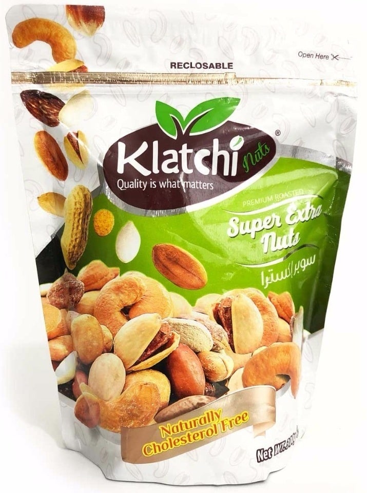 Klatchi Nuts Roasted Super Extra Nuts Sachet 300 g