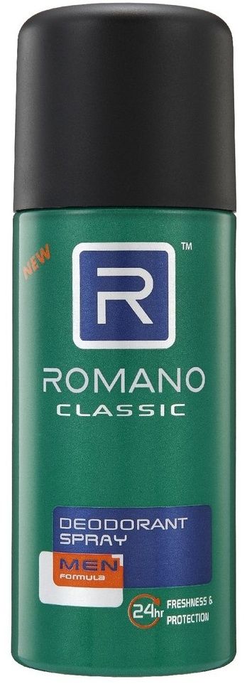 Romano Deodorant Body Spray Classic For Men 150 ml (PROMO)