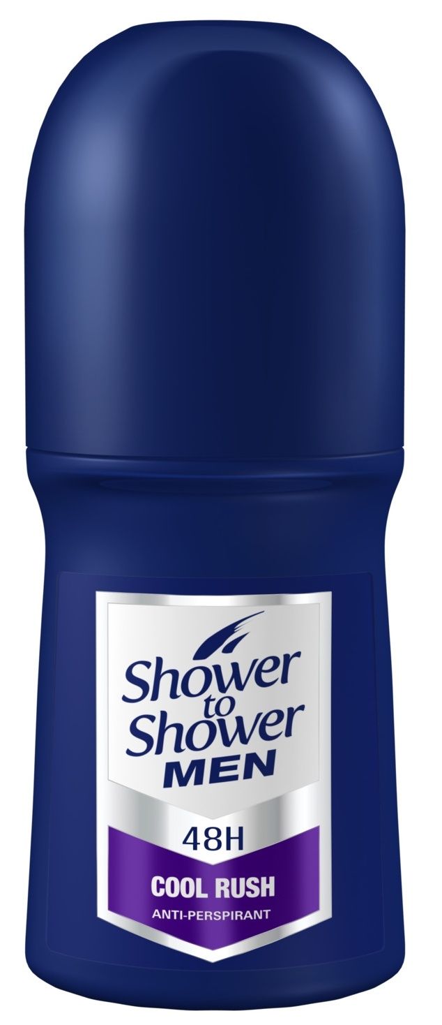 Shower To Shower Anti-Perspirant Roll On Men Cool Rush 50 ml