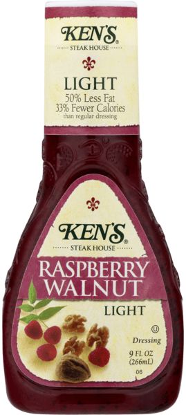 Ken's Steak House Raspberry Walnut Light Dressing 266 ml