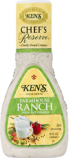 Ken's Steak House Farmhouse Ranch With Butter Milk Dressing 266 ml