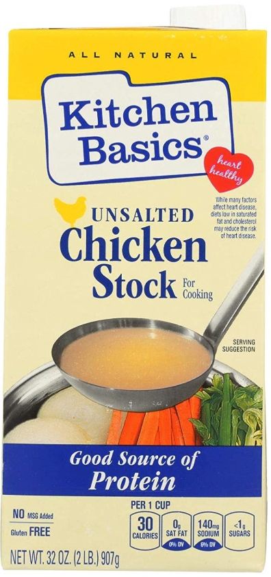 Kitchen Basics Unsalted Chicken Stock For Cooking 907 g