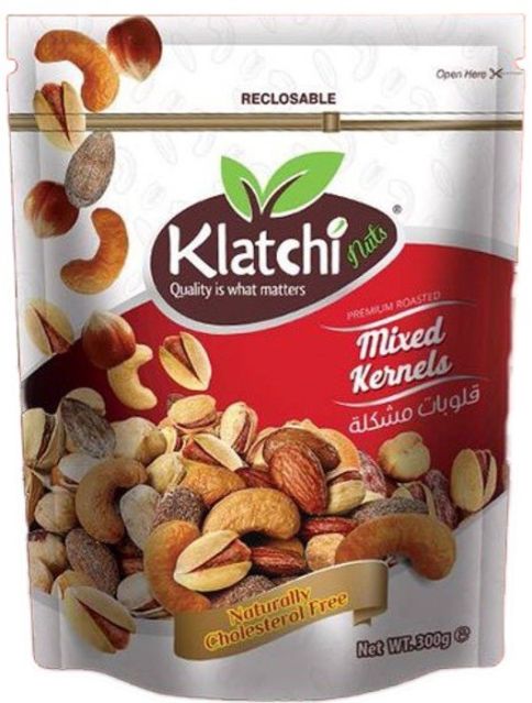 Klatchi Nuts Roasted Mixed Kernels Nuts Sachet 300 g