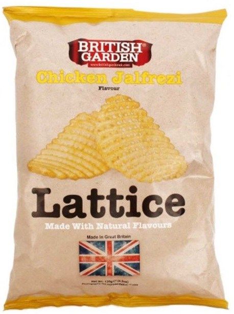 Lattice Potato Crisps Chicken Jalfrezi 120 g