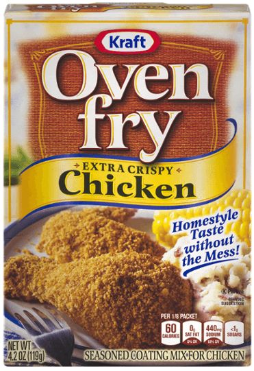 Kraft Oven Fry Extra Crispy Chicken Seasoned Coating Mix 119 g