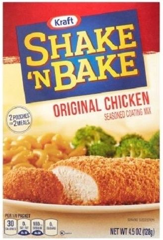 Kraft Shake N Bake Original Chicken Seasoned Coating Mix 128 g