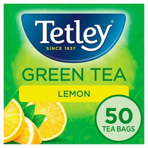 Tetley Green Tea Lemon 100 g x50