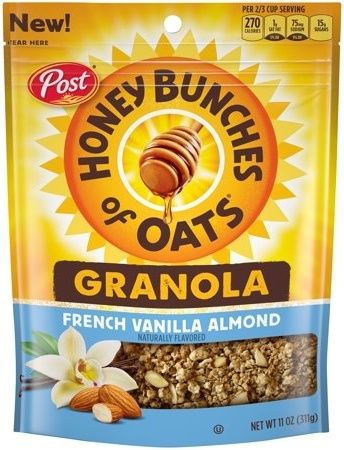 Post Honey Bunches Of Oats Granola French Vanilla Almond 311 g