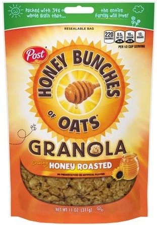 Post Honey Bunches Of Oats Granola Crunchy Honey Roasted 311 g