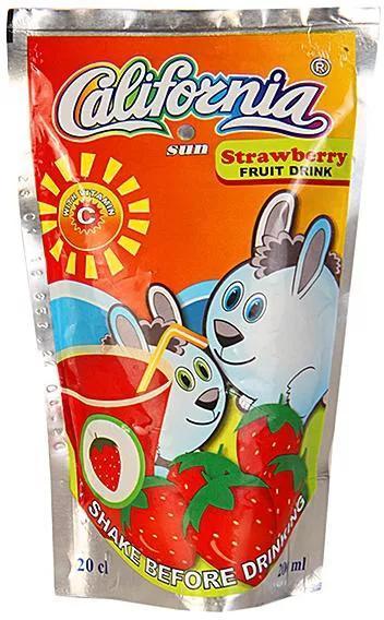 California Sun Strawberry Juice 20 cl x20