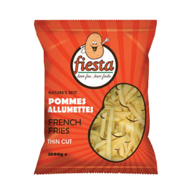 Fiesta French Fries Thin Cut 2.5 kg