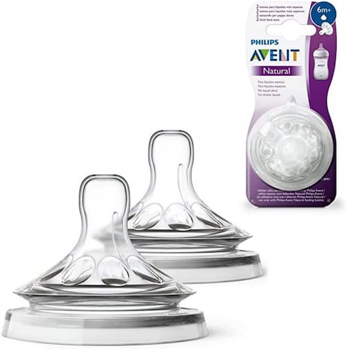 Avent Variable Flow Teats 3 Months+ x2